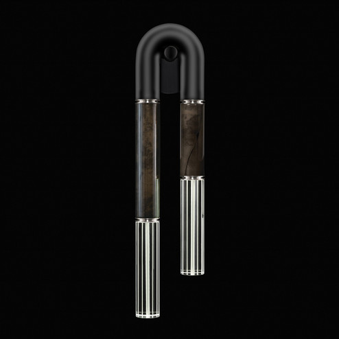 Antonia LED Wall Sconce in Black/Nickel/Charcoal (48|922550-121ST)