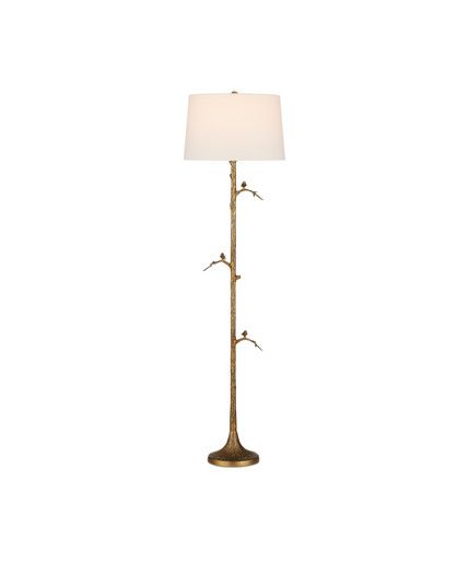 Piaf One Light Floor Lamp in Antique Brass (142|8000-0150)