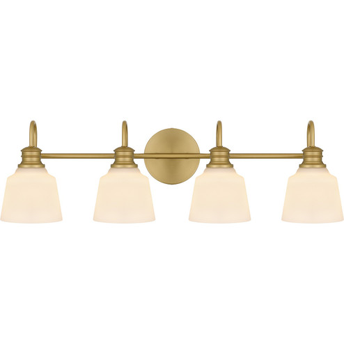 Hinton Four Light Bath in Aged Brass (10|HIN8630AB)