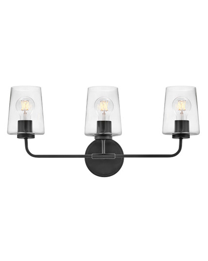 Kline LED Vanity in Black (531|853453BK-CL)