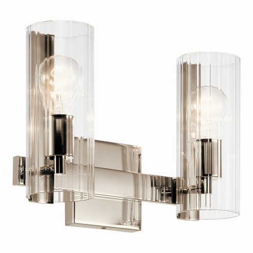 Jemsa Two Light Vanity in Polished Nickel (12|55167PN)
