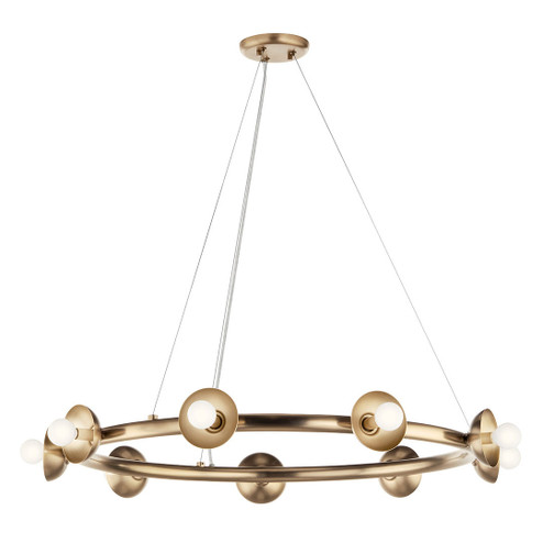 Palta Nine Light Chandelier in Champagne Bronze (12|52642CPZ)
