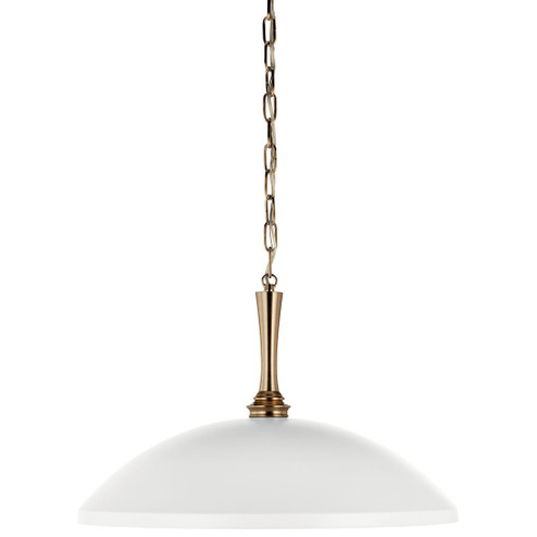 Delarosa One Light Pendant in White (12|52638WH)