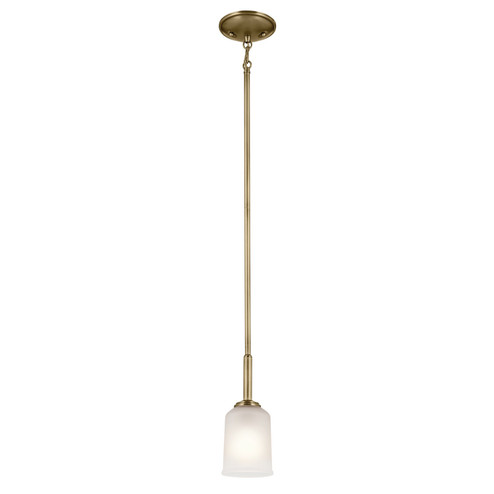 Shailene One Light Mini Pendant in Natural Brass (12|43674NBR)
