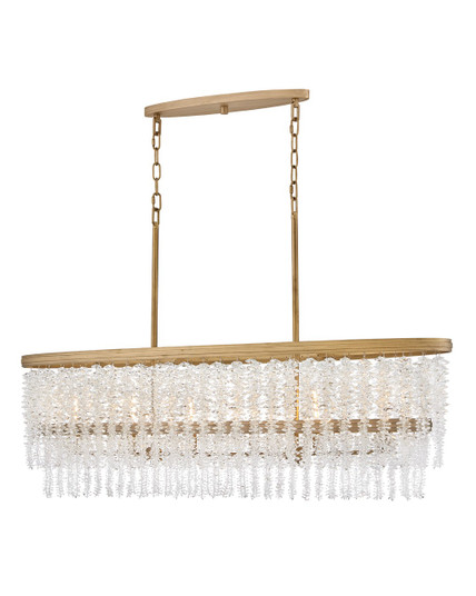 Rubina LED Linear Pendant in Burnished Gold (138|FR41496BNG)