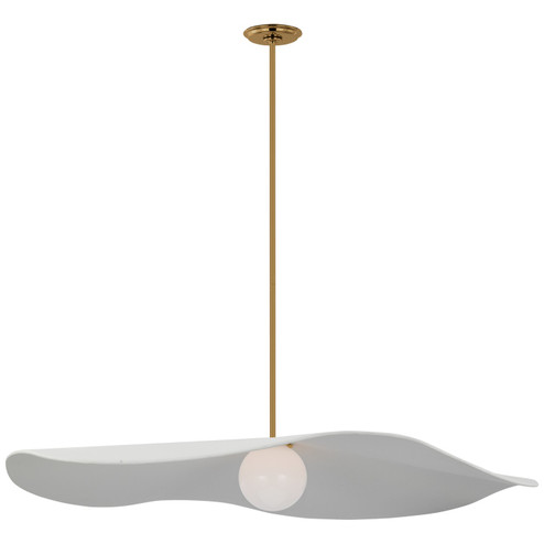 Mahalo LED Pendant in Hand-Rubbed Antique Brass (268|WS 5042HAB-WHT)