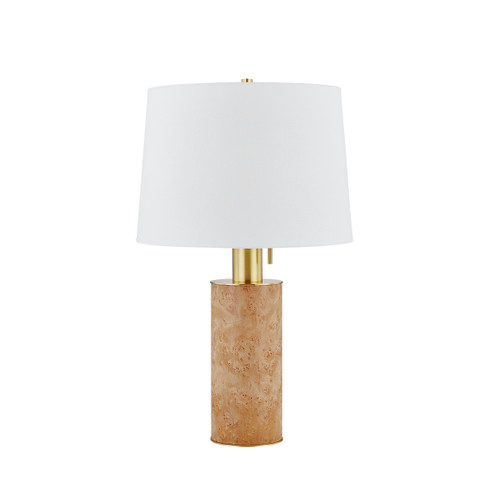 Clarissa One Light Table Lamp in Aged Brass (428|HL853201-AGB)
