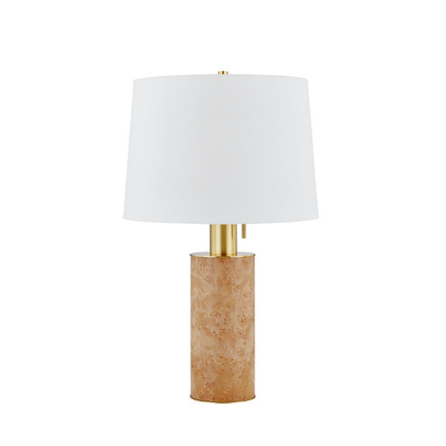 Clarissa One Light Table Lamp in Aged Brass (428|HL853201-AGB)