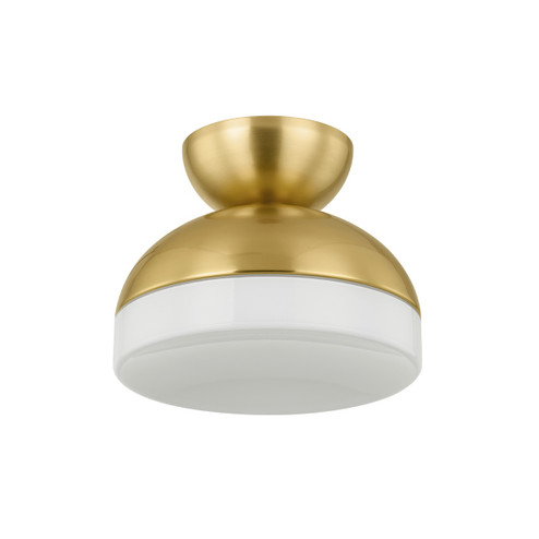 Rue One Light Flush Mount in Aged Brass (428|H851501-AGB)