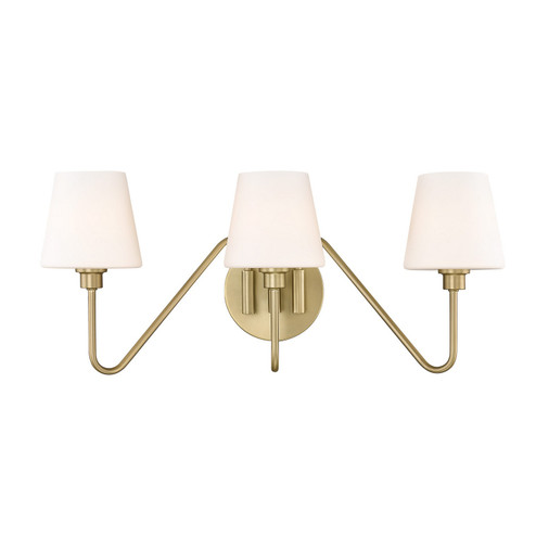 Kennedy Three Light Bath Vanity in Brushed Champagne Brass (62|3690-BA3 BCB-OP)