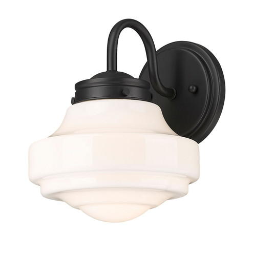 Ingalls One Light Wall Sconce in Matte Black (62|0508-1W BLK-VMG)