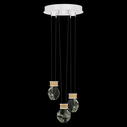 Aria LED Pendant in White/Gold Accents (48|100005-2-444)