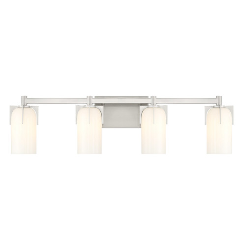 Caldwell Four Light Bathroom Vanity in Satin Nickel (51|8-4128-4-SN)