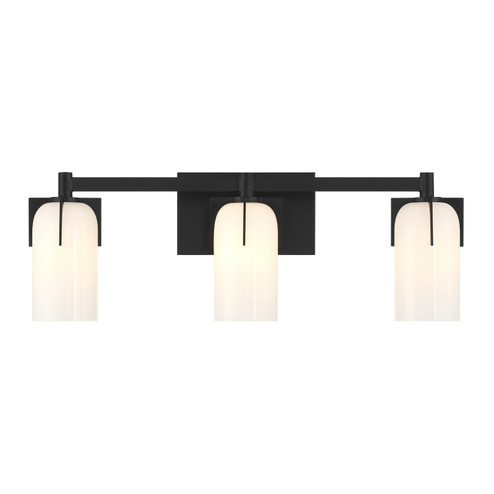 Caldwell Three Light Bathroom Vanity in Matte Black (51|8-4128-3-BK)