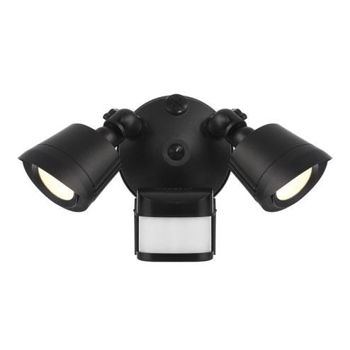 LED Motion Sensored Double Flood Light in Black (51|4-FLOOD-MS-A2-3000K-BK)