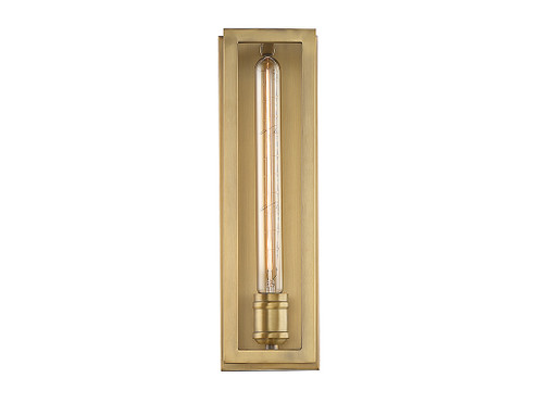 Clifton One Light Wall Sconce in Warm Brass (51|9-900-1-322)