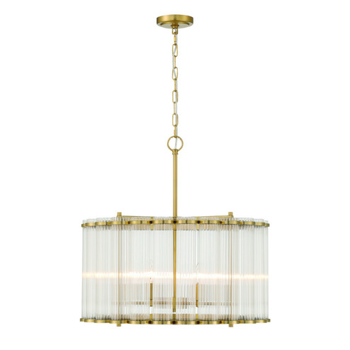 Glasbury Six Light Chandelier in Gold (40|47239-012)