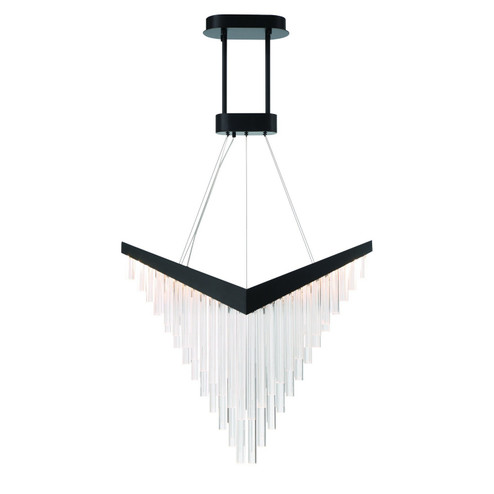 Vivien LED Chandelier in Matte Black (40|47187-023)