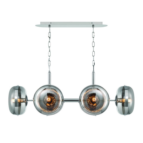 Nottingham Six Light Chandelier in Polished Nickel (40|38130-022)