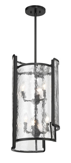 Bella Collina Six Light Foyer Pendant in Coal (7|5266-66A)