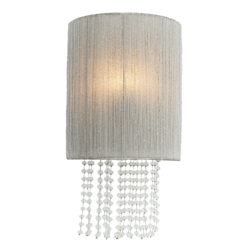 Crystal Reign One Light Wall Sconce in Polished Nickel (29|N1510-613)