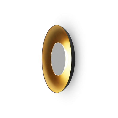 Ramen LED Wall Sconce in Matte Black w/ Gold (240|RMW-12-SW-PTB-HW+24BD-MBG)