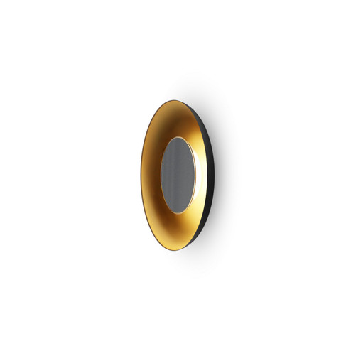 Ramen LED Wall Sconce in Matte Black W/ Gold (240|RMW-09-SW-BNI-HW+18BD-MBG)