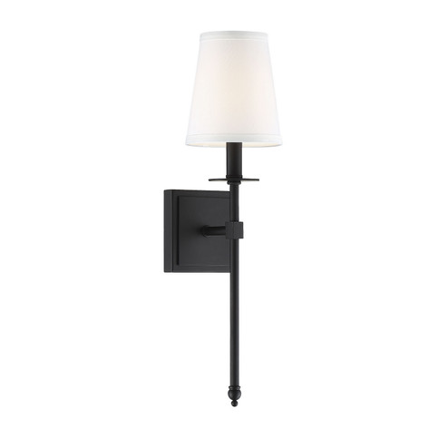 Monroe One Light Wall Sconce in Matte Black (51|9-302-1-89)