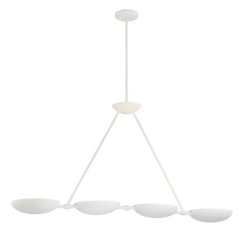 Undertas Four Light Island Pendant in Piastra White (42|P1318-792)