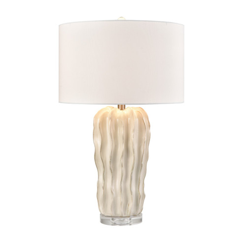 Genesee One Light Table Lamp in White Glazed (45|S0019-11140)