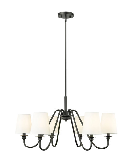 Gianna Six Light Chandelier in Matte Black (224|7509-6-32MB)