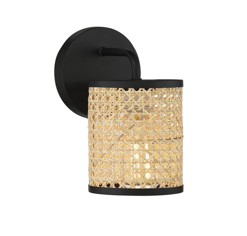 Jaylar One Light Wall Sconce in Matte Black (51|9-1648-1-89)