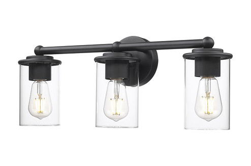 Thayer Three Light Vanity in Matte Black (224|742-3V-MB)