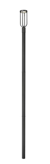 Leland LED Outdoor Post Moun Fixture in Sand Black (224|5005PHM-5009P120-BK)