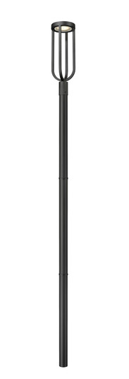 Leland LED Outdoor Post Moun Fixture in Sand Black (224|5005PHB-5009P96-BK-L)