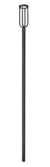 Leland LED Outdoor Post Moun Fixture in Sand Black (224|5005PHB-5009P120-BK)