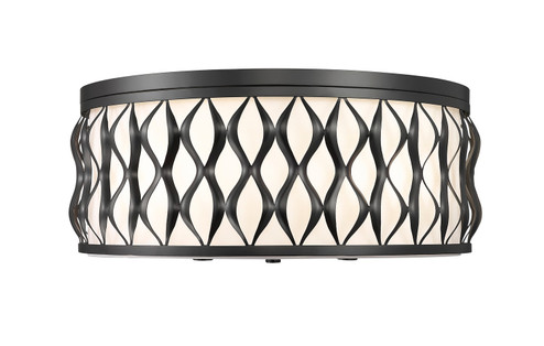 Harden Five Light Flush mount in Matte Black (224|1948F20-MB)