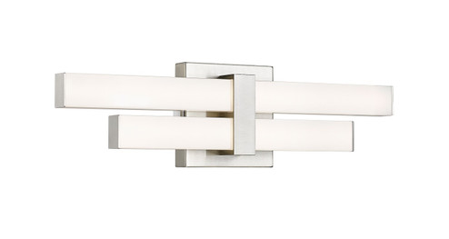 Zane LED Vanity in Brushed Nickel (224|1008-18W-BN-LED)