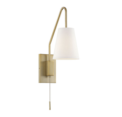 Owen One Light Wall Sconce in Warm Brass (51|9-0900CP-1-322)