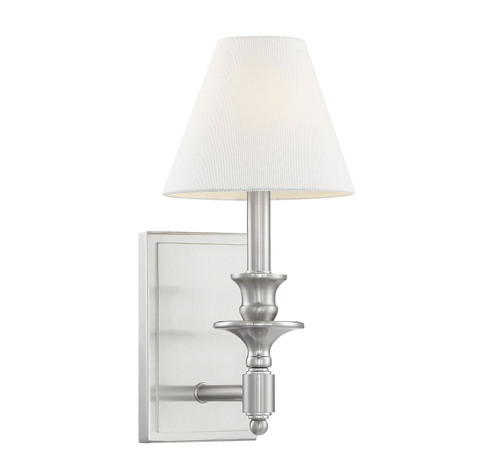 Washburn One Light Wall Sconce in Satin Nickel (51|9-0700-1-SN)