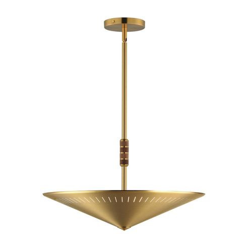 Helsinki Three Light Pendant in Natural Aged Brass (16|11436NAB)