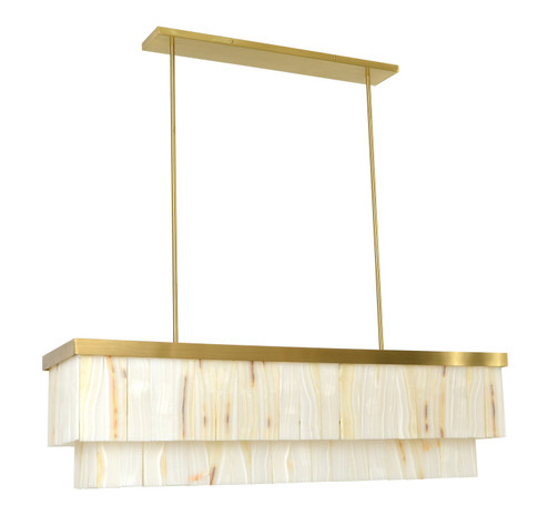 Elora Seven Light Pendant in Brass (457|05024101)