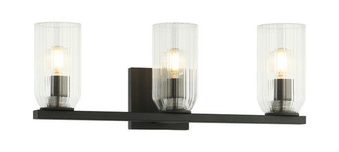 WESTLOCK Three Light Wall Sconce in Matte Black (423|W34003MB)