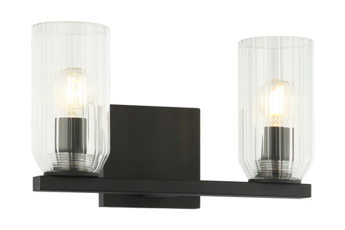 WESTLOCK Two Light Wall Sconce in Matte Black (423|W34002MB)