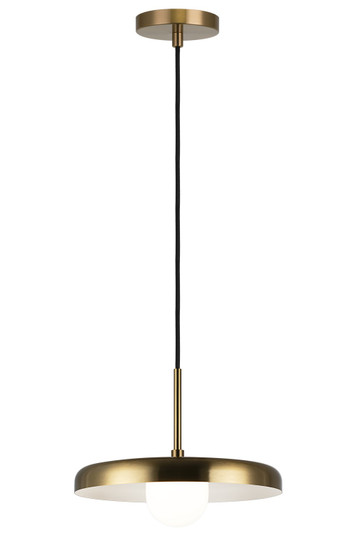 CRESTON LED Pendant in Aged Gold Brass (423|C34411AGOP)