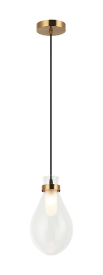 Seranna One Light Pendant in Aged Gold Brass (423|C31901AG)