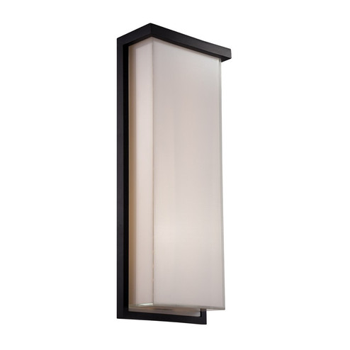 Ledge LED Outdoor Wall Sconce in Black (281|WS-W1420-27-BK)