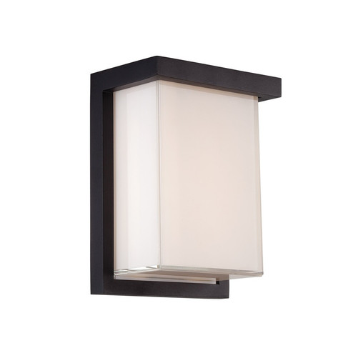 Ledge LED Outdoor Wall Sconce in Black (281|WS-W1408-27-BK)