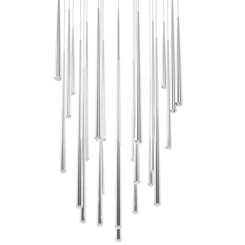 Cascade LED Pendant in Polished Nickel (281|PD-41725S-PN)