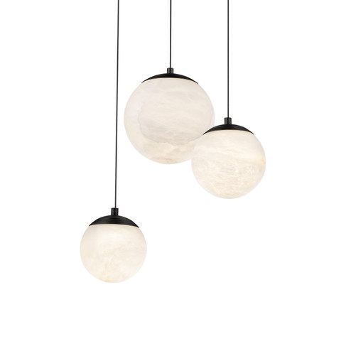 Pisces LED Pendant in Black (281|PD-34403R-BK)